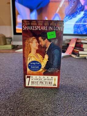 Miramax Shakespeare in Love VHS Tape 1998 Gwyneth Paltrow Sealed